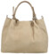 Dámska kožená kabelka béžová - Delami Minestra