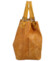 Dámska kožená kabelka tmavo žltá - Delami Minestra