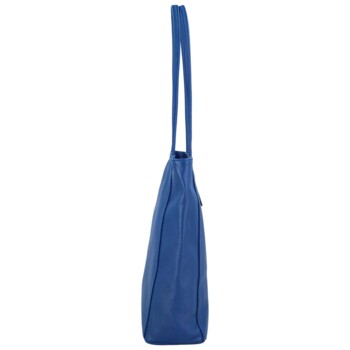 Dámska kožená kabelka cez rameno kráľovsky modrá - ItalY Nooxies