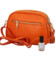 Dámska kožená crossbody kabelka oranžová - ItalY Prianna G