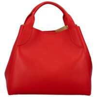 Dámska kožená kabelka červená - ItalY Keriska