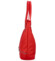 Dámska kožená kabelka cez rameno červená - ItalY Nellis