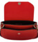 Dámska kožená kabelka cez rameno červená - ItalY Amanda