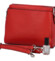 Dámska kožená crossbody kabelka červená - Delami Juliane