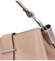 Dámska kožená kabelka do ruky bledo ružová - ItalY Auren