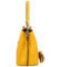 Dámska kožená kabelka do ruky žltá - ItalY Auren