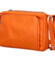 Dámska kožená crossbody kabelka oranžová - ItalY Bandit 2