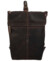 Luxusný kožený batoh tmavo hnedý - Greenwood Kameron