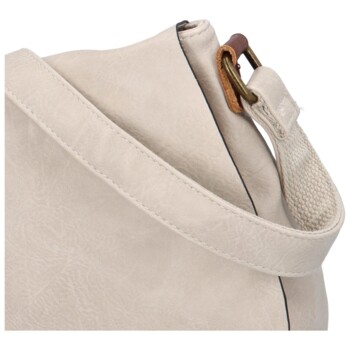 Dámska crossbody kabelka svetlo béžová - Paolo Bags Jessica