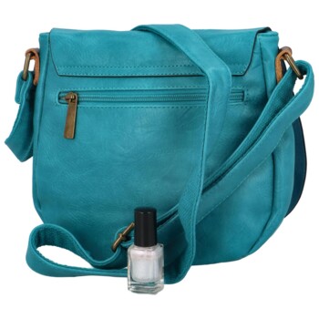 Dámska crossbody kabelka tyrkysovo modrá - Paolo Bags Jessica