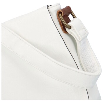 Dámska crossbody kabelka biela - Paolo Bags Jessica