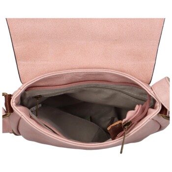 Dámska crossbody kabelka svetlo ružová - Paolo Bags Jessica
