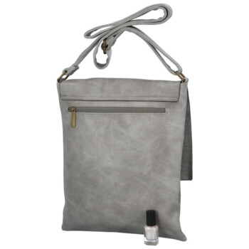 Dámska crossbody kabelka šedá - Paolo Bags Elvíra