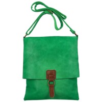 Dámska crossbody kabelka zelená - Paolo Bags Elvíra