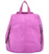 Dámsky látkový batoh kabelka žiarivo fialový - Paolo Bags Myrtha