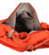 Dámsky látkový batoh kabelka oranžový - Paolo Bags Myrtha