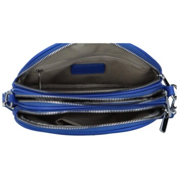 Dámska koženková crossbody kráľovsky modrá - Paolo Bags Millie