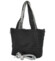 Dámska kabelka cez rameno čierno/strieborná - Paolo bags Ukina