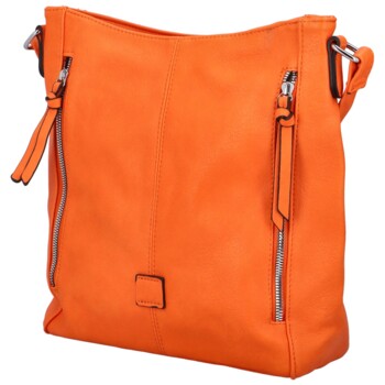 Dámska crossbody kabelka oranžová - Paolo Bags Adelaide