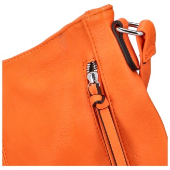 Dámska crossbody kabelka oranžová - Paolo Bags Adelaide