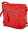 Dámska crossbody kabelka červená - Paolo bags Xanthe
