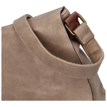 Dámska crossbody kabelka svetlá taupe - Paolo Bags Jessica