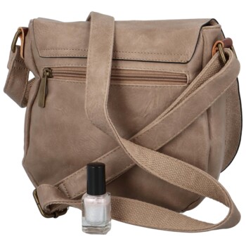 Dámska crossbody kabelka svetlá taupe - Paolo Bags Jessica