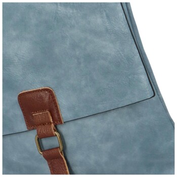 Dámska crossbody kabelka džínsovo modrá - Paolo Bags Elvíra