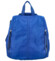 Dámsky látkový batoh kabelka kráľovsky modrý - Paolo Bags Myrtha