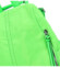 Dámsky látkový batoh kabelka neónovo zelený - Paolo Bags Myrtha