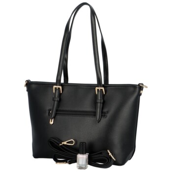 Dámska elegantná kabelka cez rameno čierna - FLORA&CO Elmary    