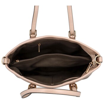 Dámska elegantná kabelka cez rameno tmavo béžová - FLORA&CO Elmary