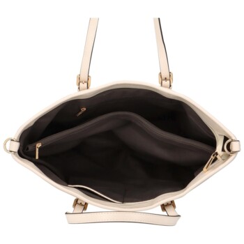Dámska elegantná kabelka cez rameno béžová - FLORA&CO Viola 