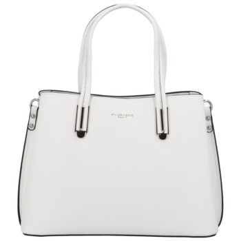 Dámska kabelka do ruky biela - FLORA&CO Sianne