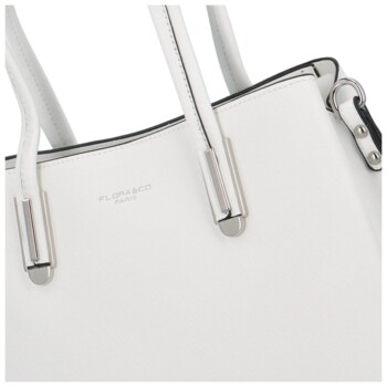 Dámska kabelka do ruky biela - FLORA&CO Sianne