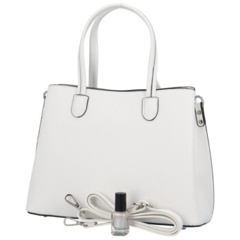 Dámska kabelka do ruky biela - FLORA&CO Sianne