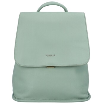 Dámsky mestský batoh mentolovo zelený - DIANA & CO Resived