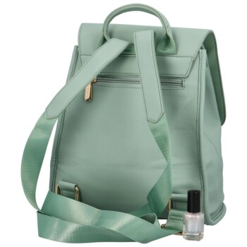 Dámsky mestský batoh mentolovo zelený - DIANA & CO Resived