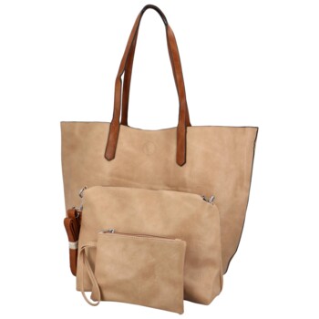 Dámsky set kabeliek tmavo béžový - Firenze Zorika