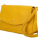 Dámska kožená crossbody kabelka žltá - Delami Bewerly