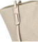 Dámska originálna kožená kabelka svetlo béžová - ItalY Drue Two