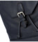 Luxusný kožený tmavomodrý mestský ruksak - Hexagona Zoltar