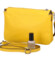 Dámska kožená listová kabelka žltá - ItalY Bonnie