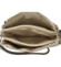 Dámska kožená listová kabelka svetlo béžová - ItalY Bonnie