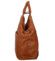 Dámsky kožený batoh kabelka hnedý - Delami Norzeus