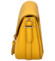 Dámska kožená kabelka cez rameno žltá - ItalY Dreuty