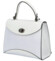 Dámska kožená kabelka do ruky biela - ItalY Sarah