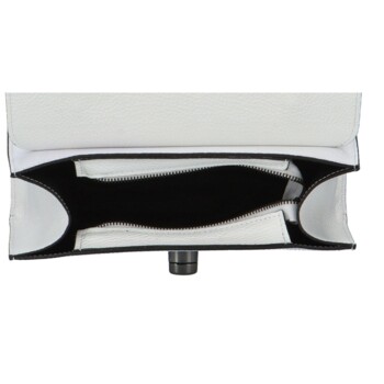 Dámska kožená kabelka do ruky biela - ItalY Sarah