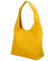 Dámska kožená kabelka cez rameno žltá - ItalY SkyFull