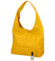 Dámska kožená kabelka cez rameno žltá - ItalY SkyFull